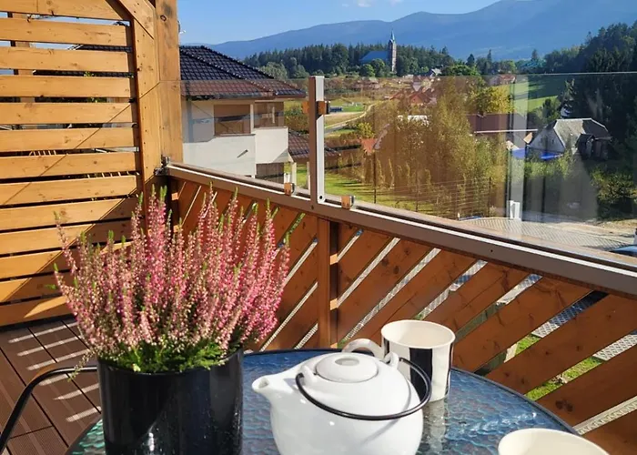 아파트 Z Widokiem Apartamenty Swierkowe 10 - Z Pieknym Widokiem Na Gory 스클라르스카포렘바